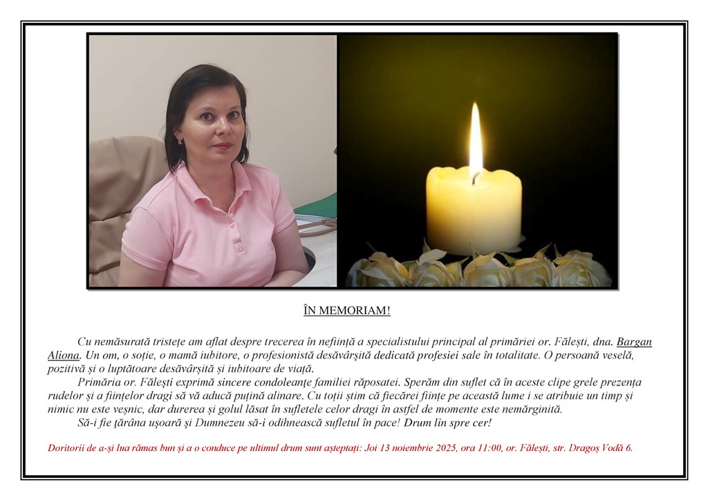 Bargan Aliona in memoriam