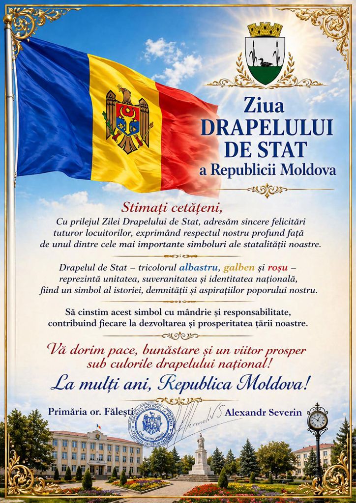 Ziua Drapelului de stat 2026 web